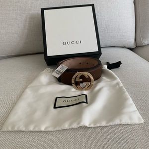 Gucci brown belt